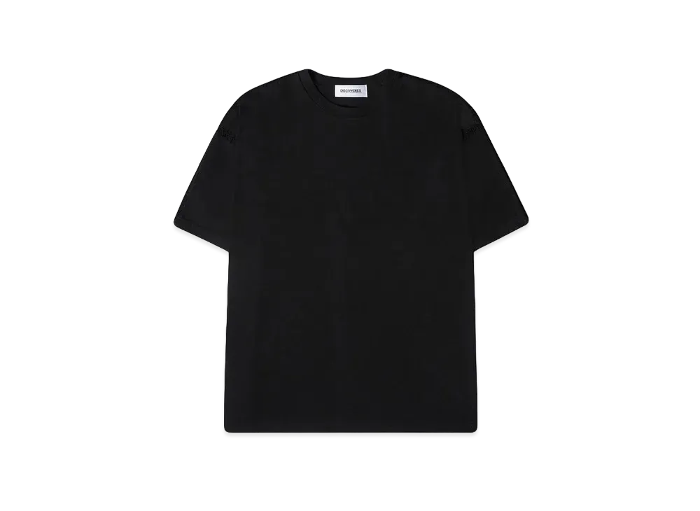 DISCOVERED SHELL STITCH S/S CUTSEWN "BLACK"