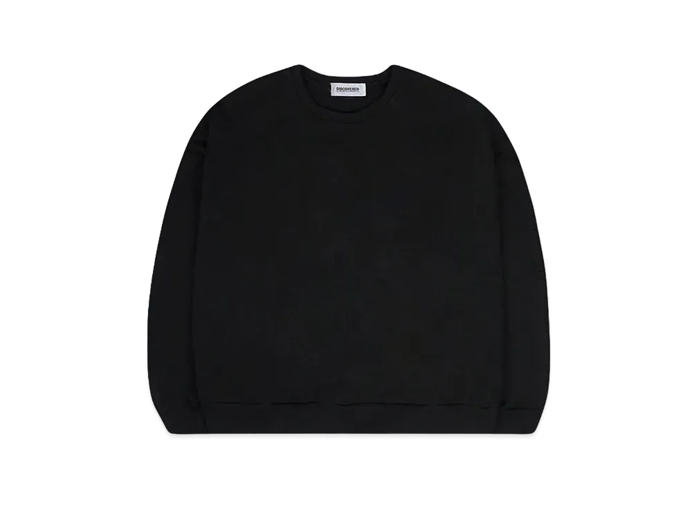 DISCOVERED SHELL STITCH SWEAT "BLACK"