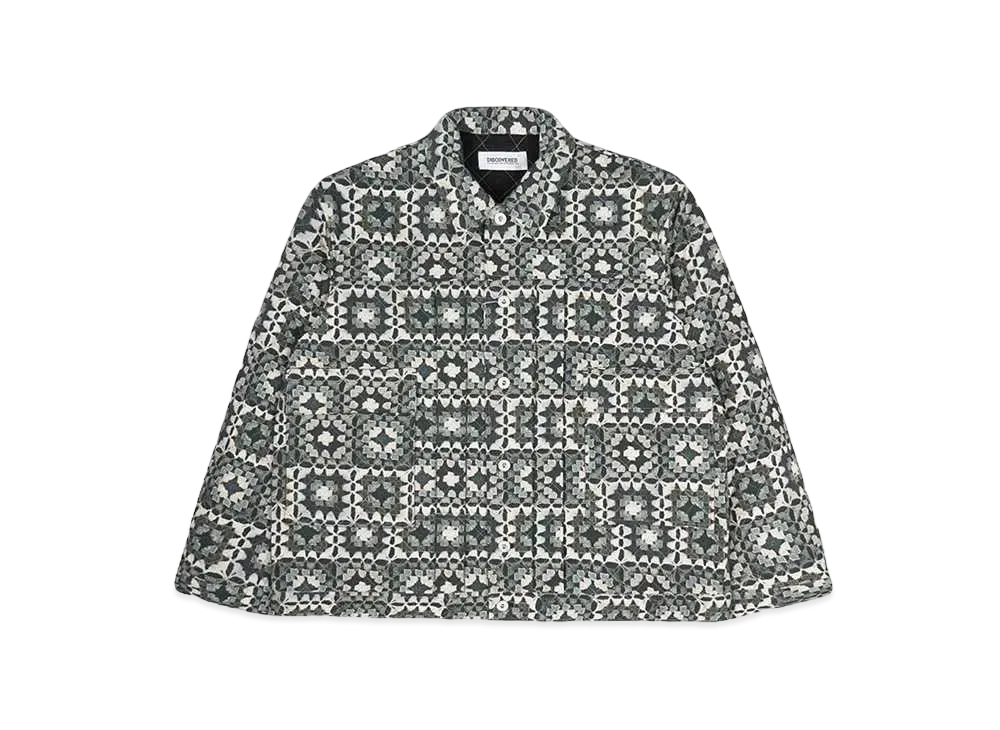 DISCOVERED CROCHET QUILT 2nd BLOUSON "BLACK"