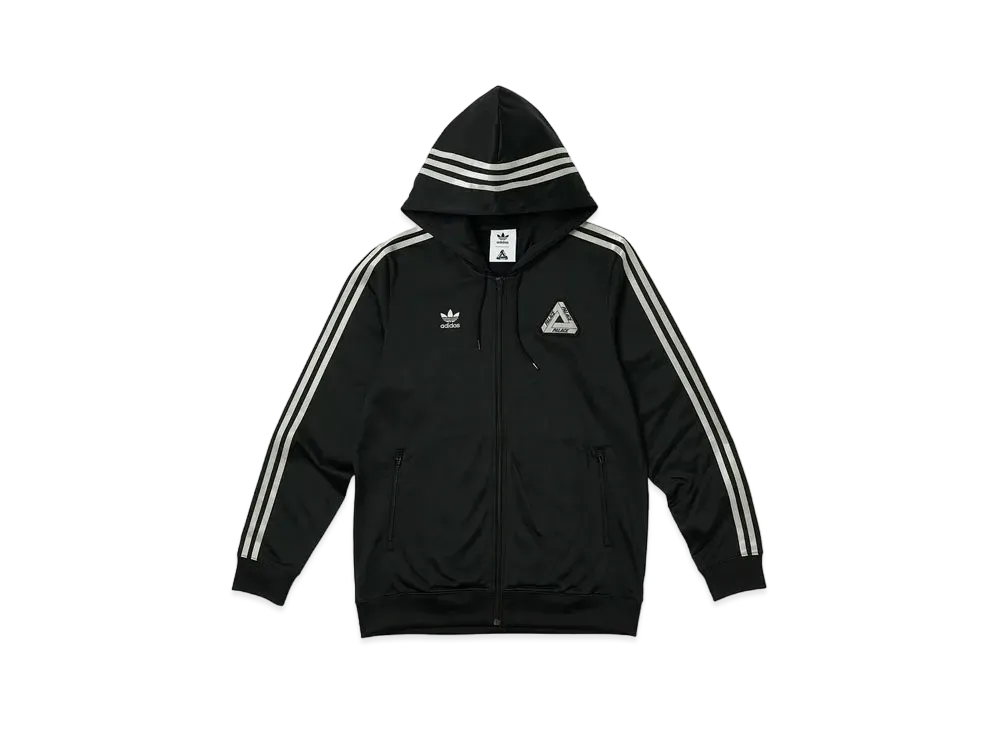 adidas PALACE Hooded Firebird Track Top "Black"