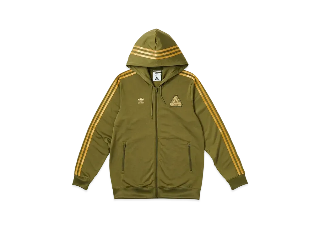 adidas PALACE Hooded Firebird Track Top "Olive"