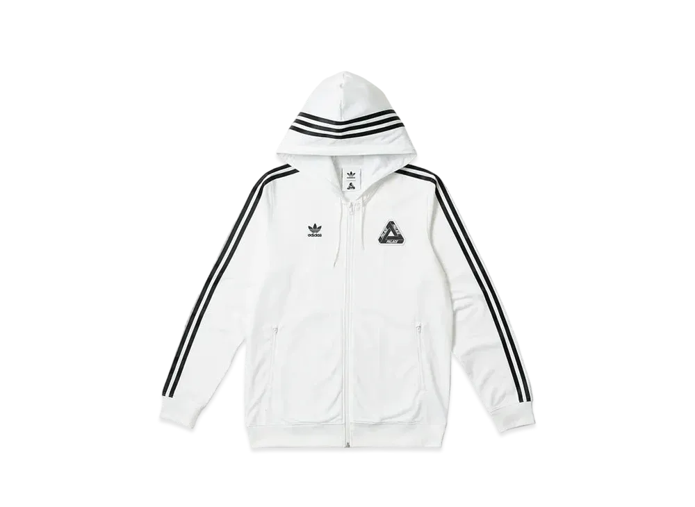 adidas PALACE Hooded Firebird Track Top "White"