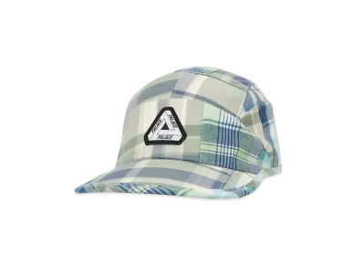 PALACE Tri Cool Madras Runner "Blue / Green / Navy"