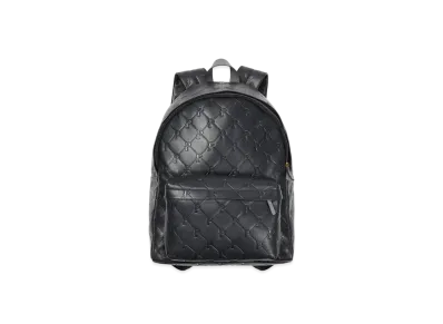 PALACE Pal-M-Gram Leather Backpack "Midnight Blue"