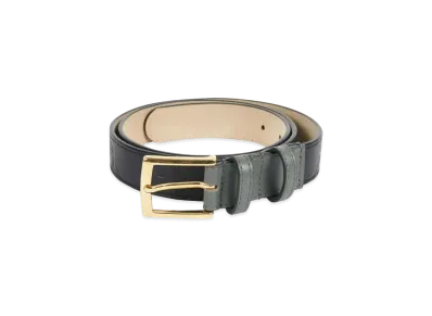 PALACE Pal-M-Gram Leather Belt "Midnight Blue"