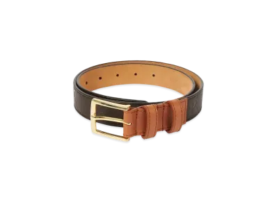 PALACE Pal-M-Gram Leather Belt "Brown"