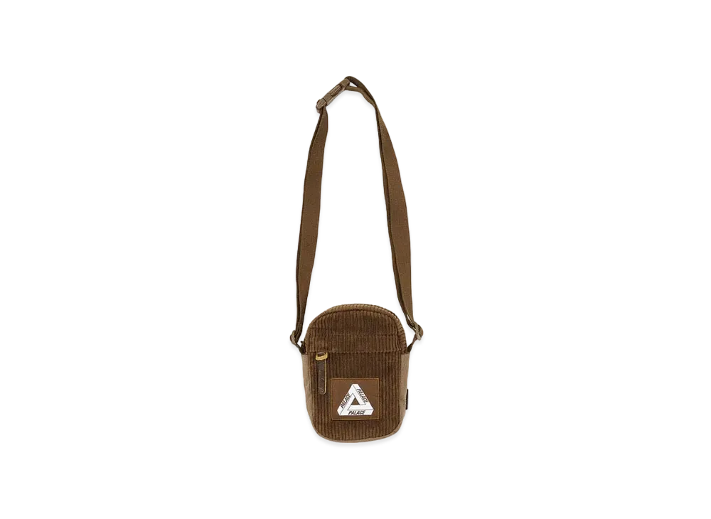 PALACE Corduroy Shot Bag "Brown"