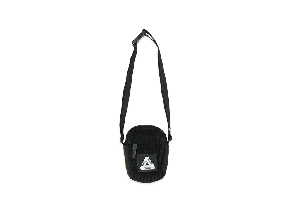 PALACE Corduroy Shot Bag "Black"