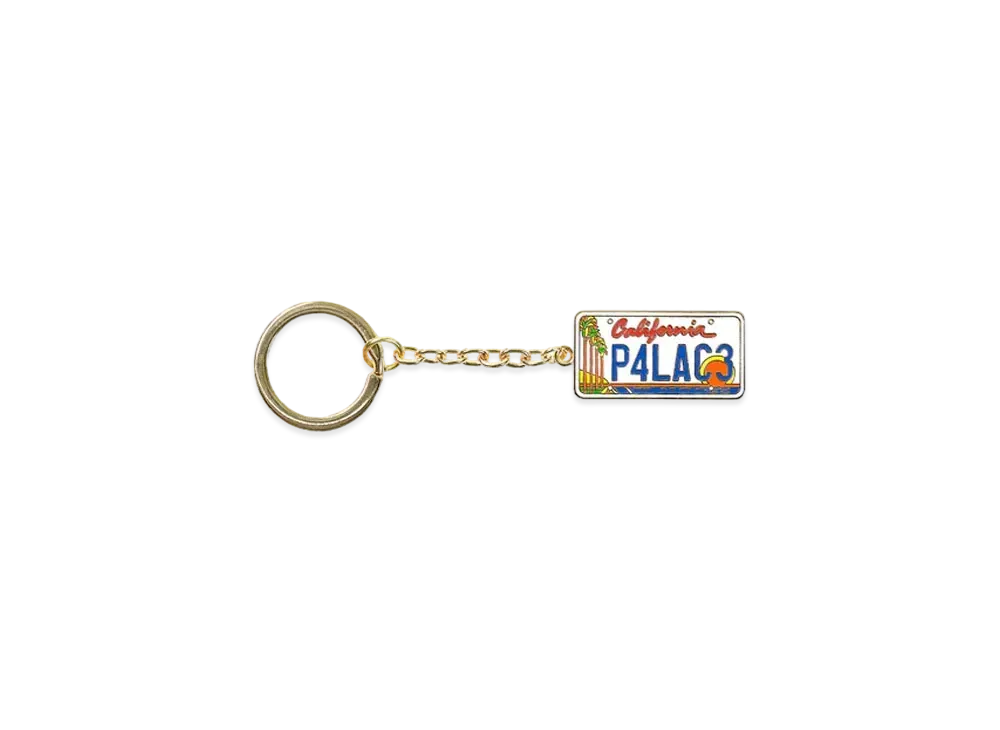 PALACE Plate Keyring LA "Multi"