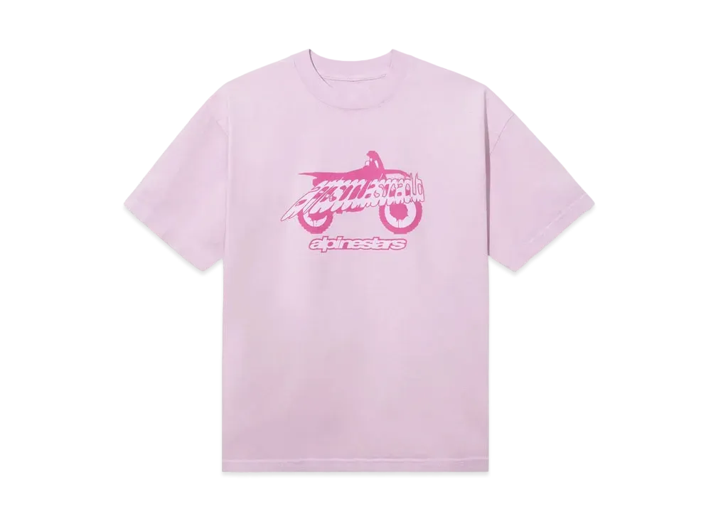 ANTI SOCIAL SOCIAL CLUB x Alpine Stars Moto Pink Tee "Pink"