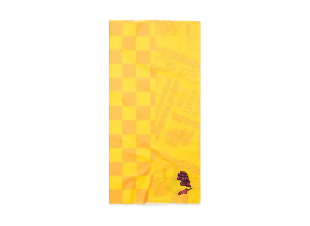 ANTI SOCIAL SOCIAL CLUB x Alpine Stars Neck Tube "Yellow"