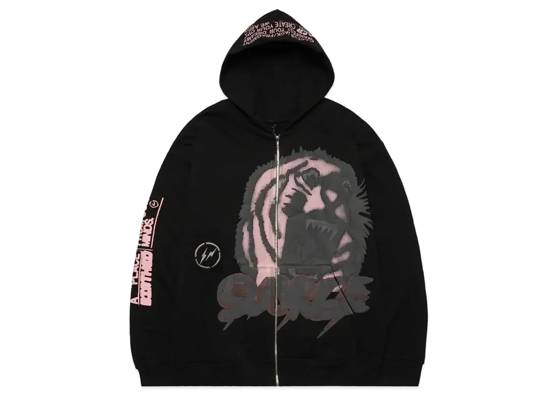 Travis Scott Cactus Jack For Fragment Sunrise Zip Up Hoodie "Gray"