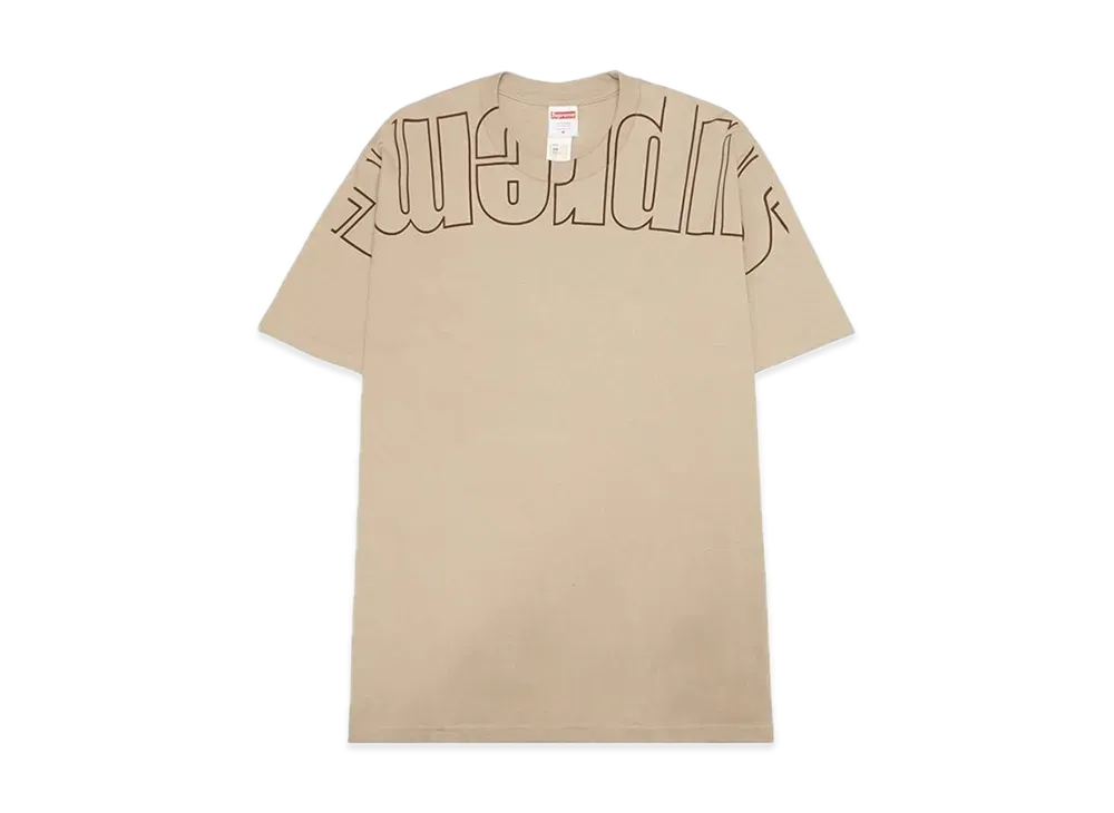 Supreme Upside Down Tee "Stone"