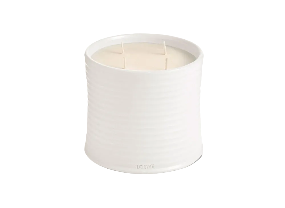 LOEWE Large Oregano Candle "White"