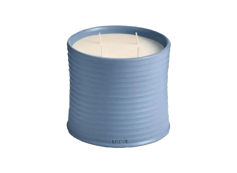 LOEWE Large Cypress Balls Candle "Baby Blue"