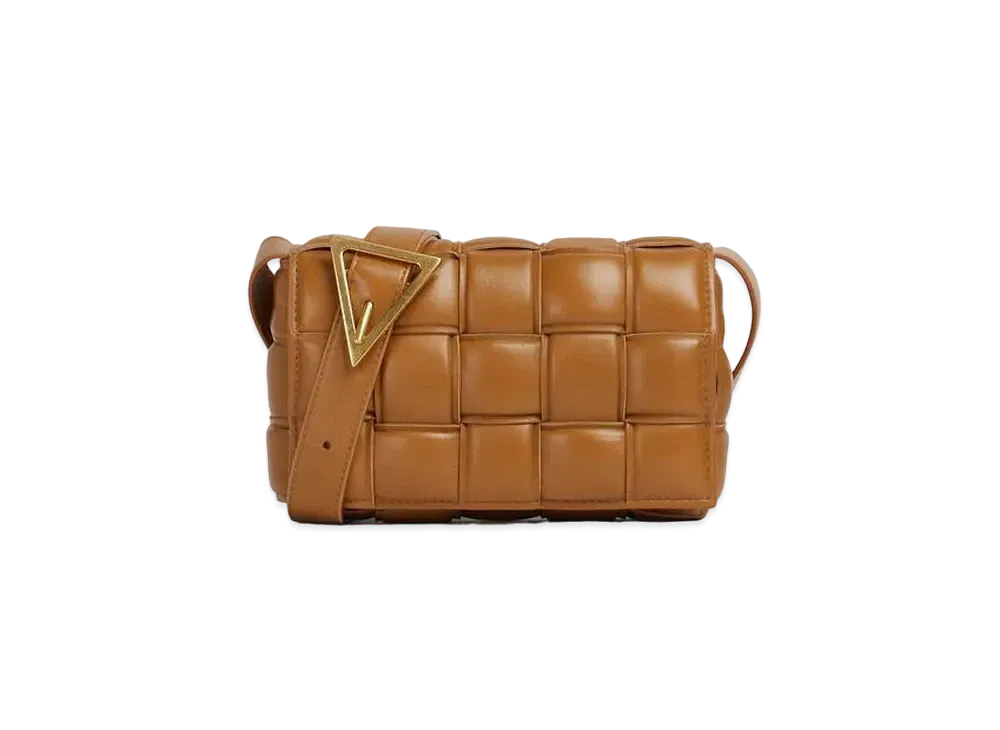 Bottega Veneta Small Padded Cassette "Camel"