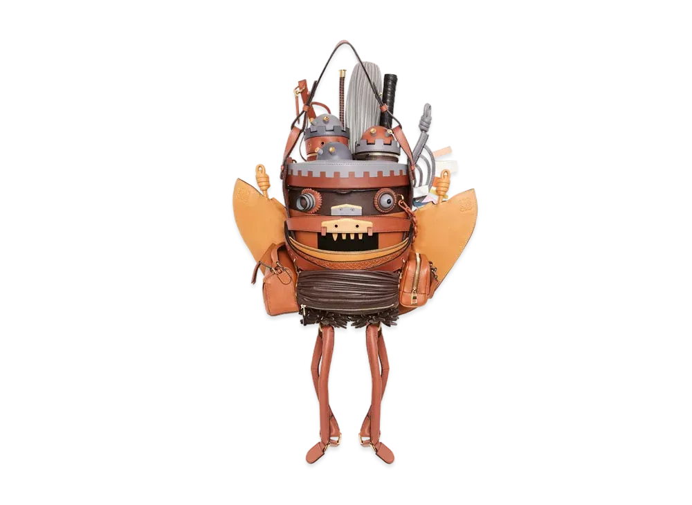 LOEWE x Howl's Moving Castle Moving Castle Bag In Classic Calfskin "Multicolor"