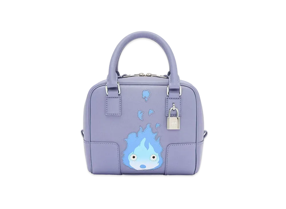 LOEWE x Howl's Moving Castle Calcifer Amazona 16 Bag In Nappa Calfskin "Blueberry"