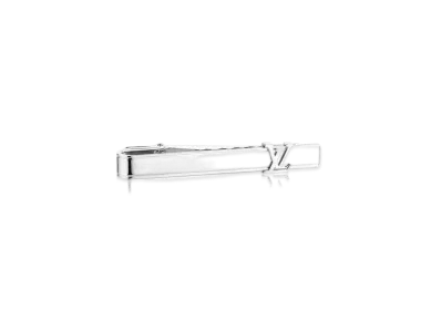 Louis Vuitton LV Initiales Tie Clip "Silver"