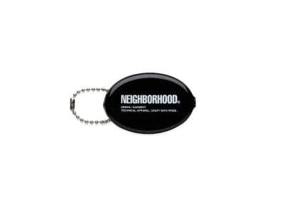 NEIGHBORHOOD Logo . Coin Case "Black"
