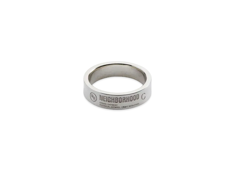 NEIGHBORHOOD Plain Ring "Silver"