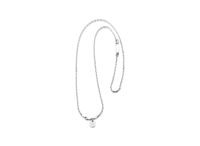 NEIGHBORHOOD Silver Safety Pin Necklace "Silver"
