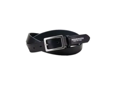 NEIGHBORHOOD Leather Plain Belt "Black"