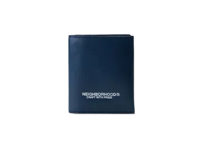 NEIGHBORHOOD Leather Micro Wallet "Navy"