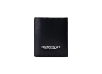 NEIGHBORHOOD Leather Micro Wallet "Black"