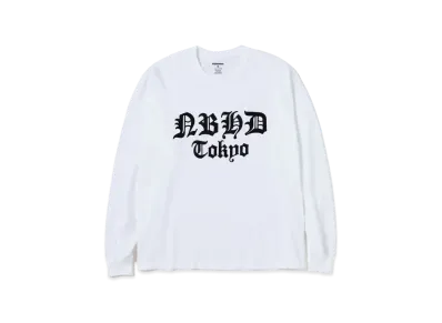 NEIGHBORHOOD NH . Tee LS-7 "White"