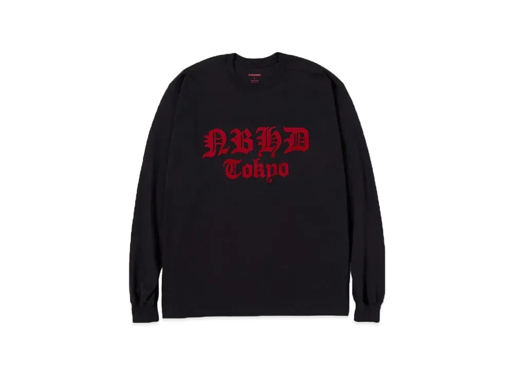 NEIGHBORHOOD NH . Tee LS-7 "Black"