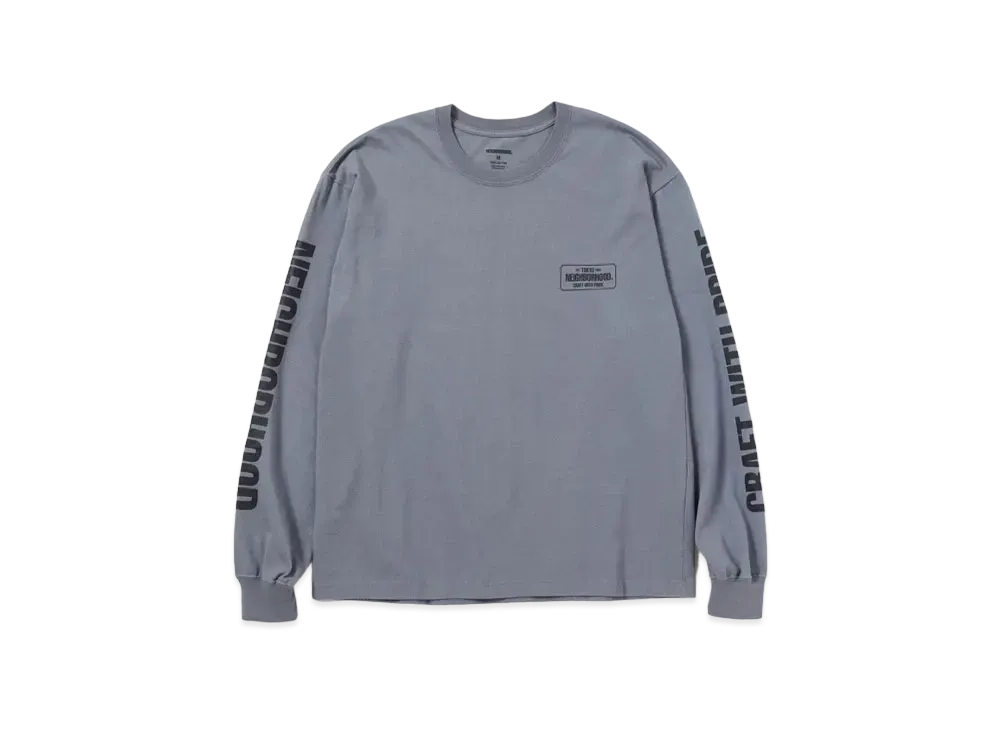 NEIGHBORHOOD NH . Tee LS-1 "Gray"