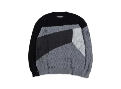 NEIGHBORHOOD Patchwork Sweater "Black"