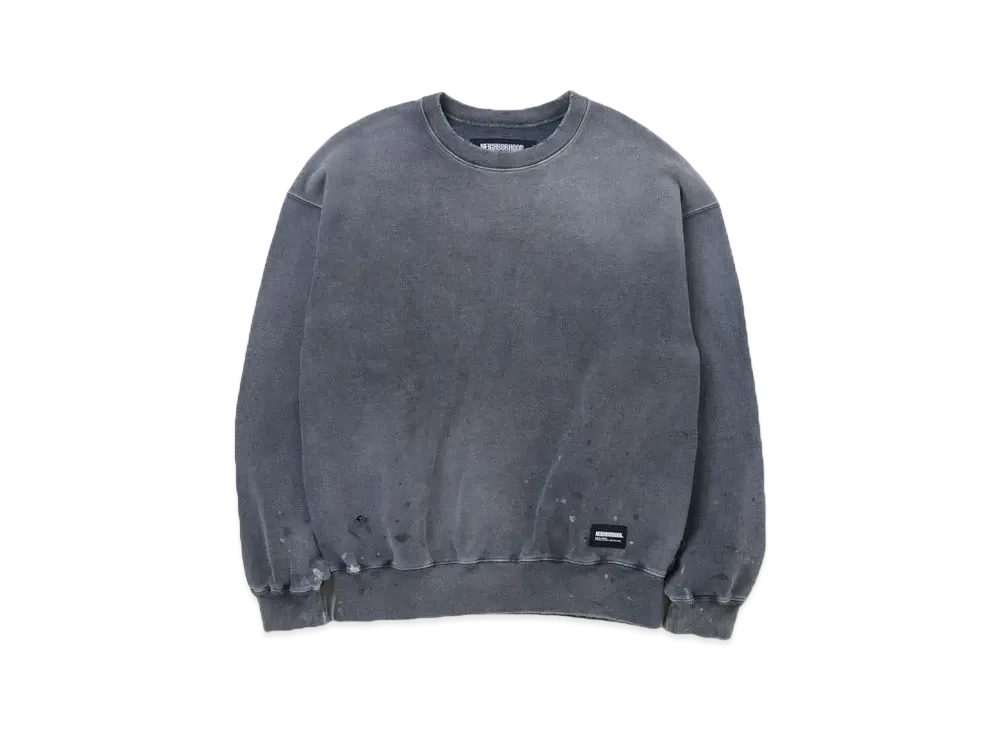 NEIGHBORHOOD Damage Sweatshirt LS "Gray"