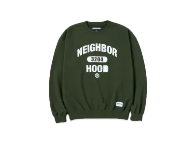 NEIGHBORHOOD College Sweatshirt LS "Green"