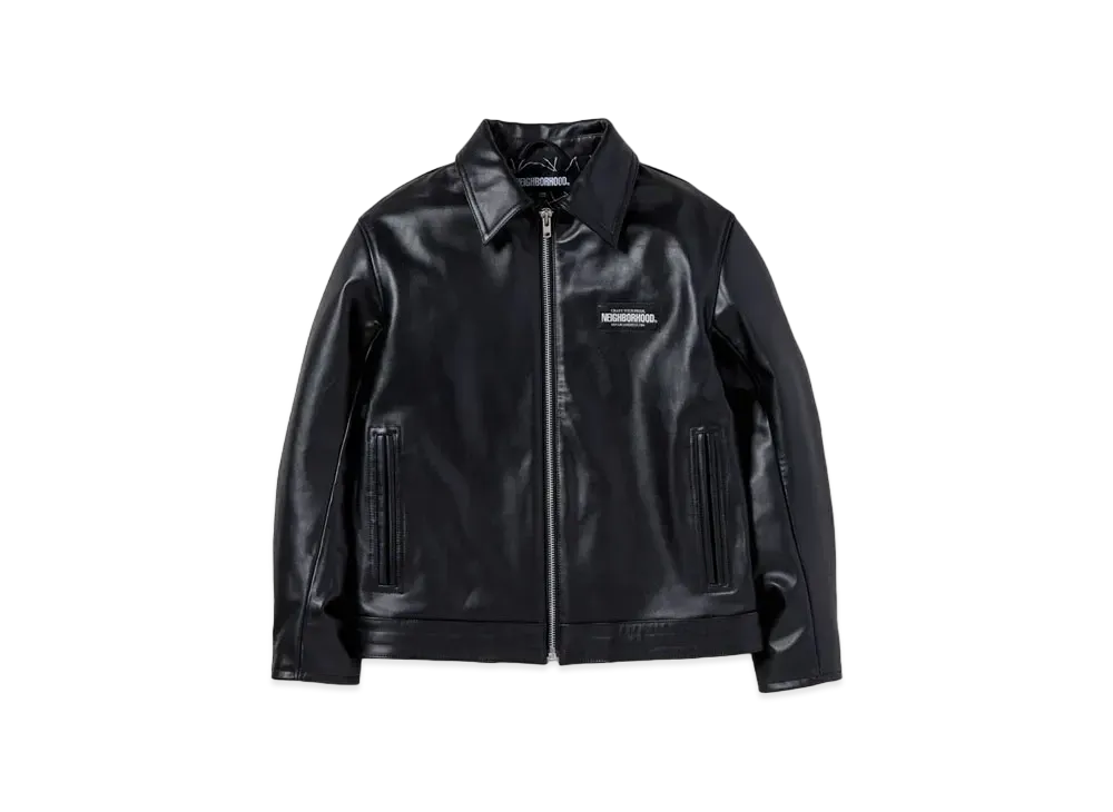 NEIGHBORHOOD Single Leather Jacket "Black"