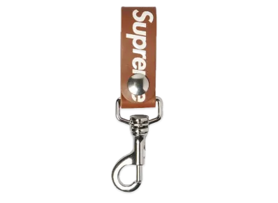 Supreme Leather Key Loop "Brown"