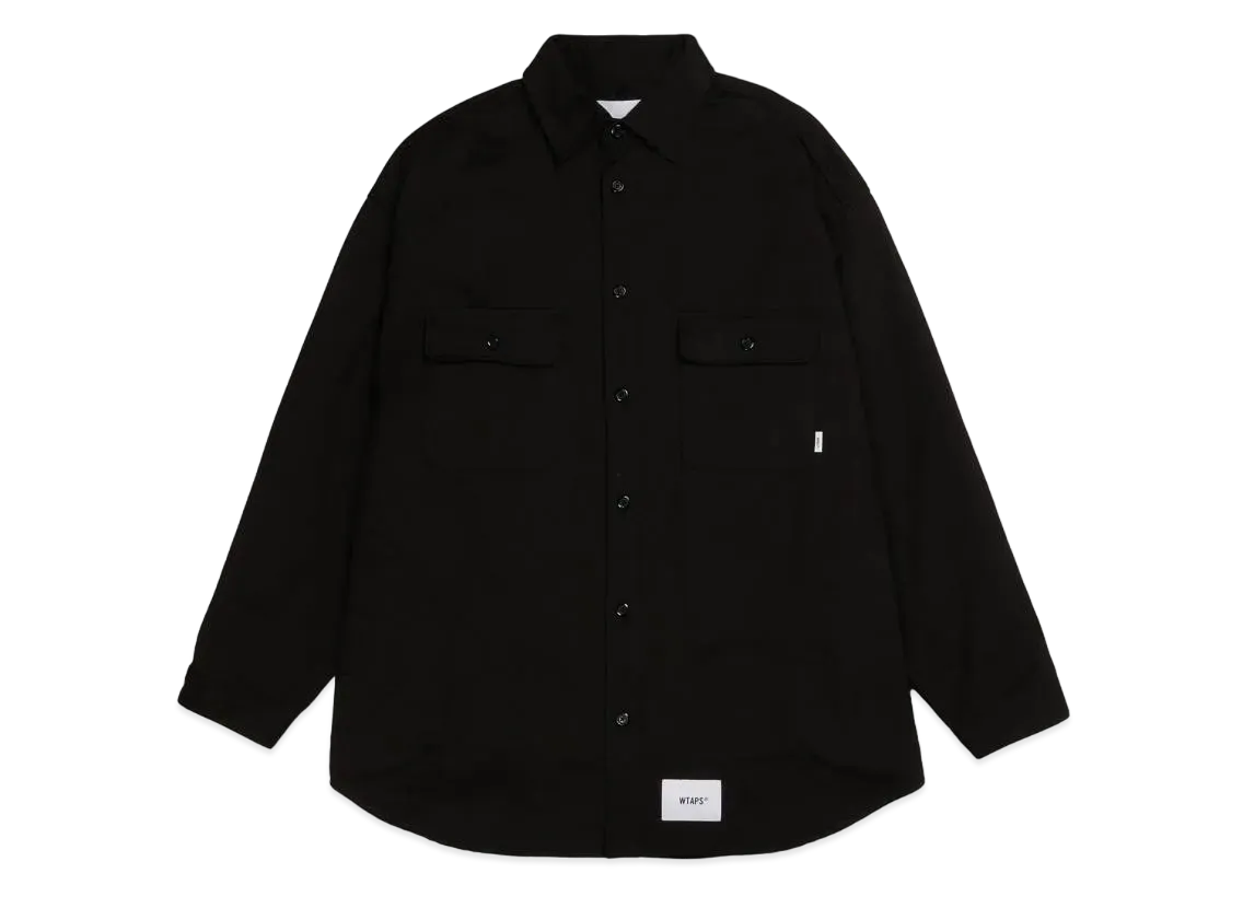 Wtaps Wcpo 02 / LS / Cotton. Twill "Black"