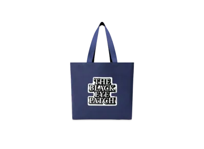 Black Eye Patch OG Label Tote Bag Large "Navy"