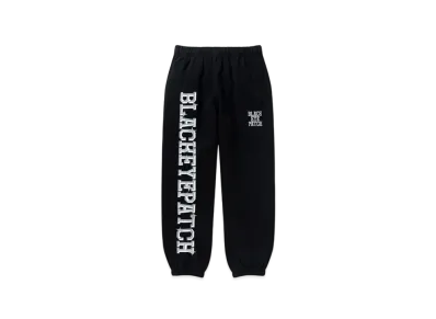 Black Eye Patch Iced College Sweat Pants "Black"