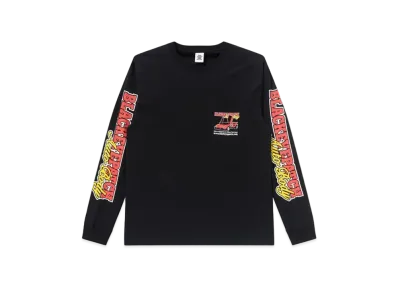 Black Eye Patch Auto Body L/S Tee "Black"