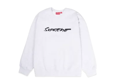 Supreme Futura Logo Crewneck "Grey"
