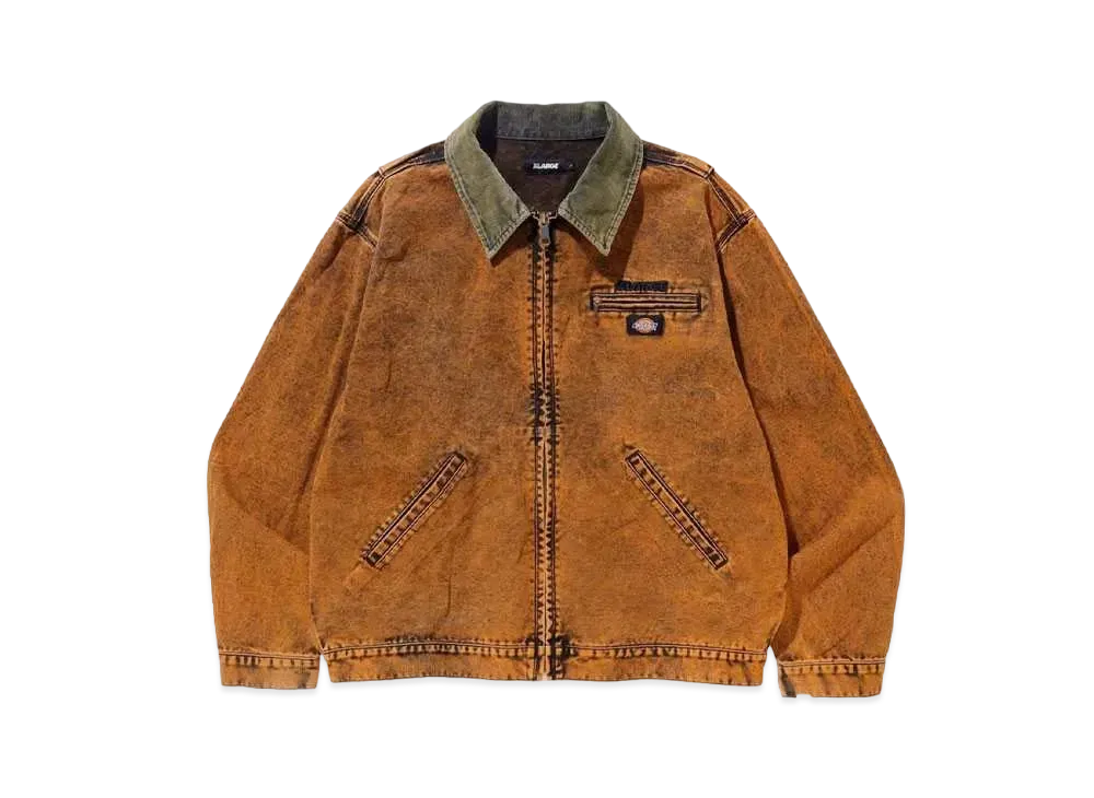 XLARGE x DICKIES Overdye Work Jacket "Orange"