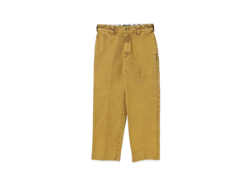 XLARGE x DICKIES Overdye Work Pants "Yellow"