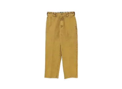 XLARGE x DICKIES Overdye Work Pants "Yellow"