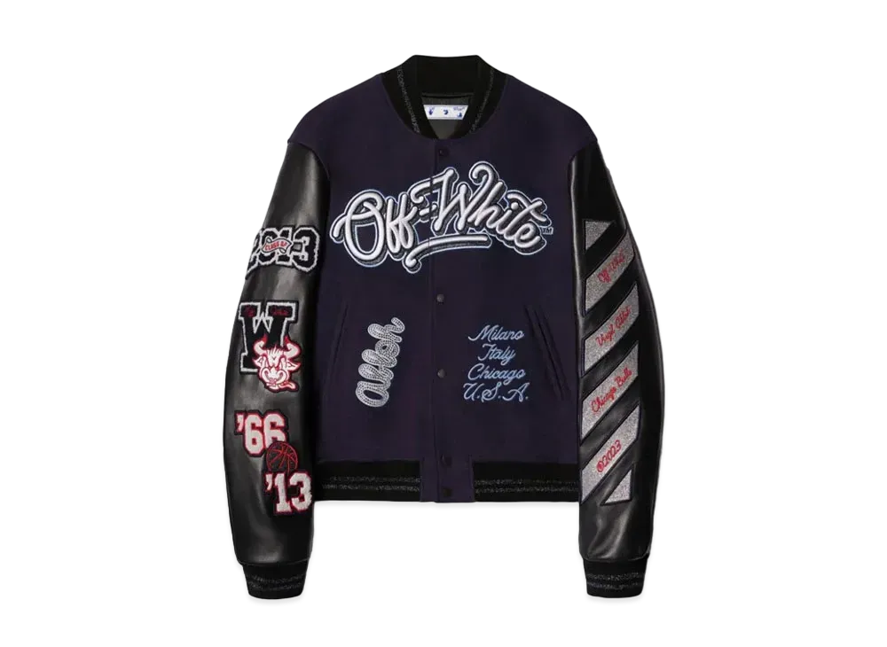 OFF-WHITE C/O Chicago Bulls Blue Varsity "Navy"
