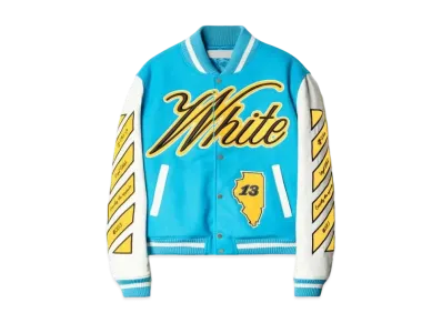 OFF-WHITE Vars World Leather Jkt "Blue"