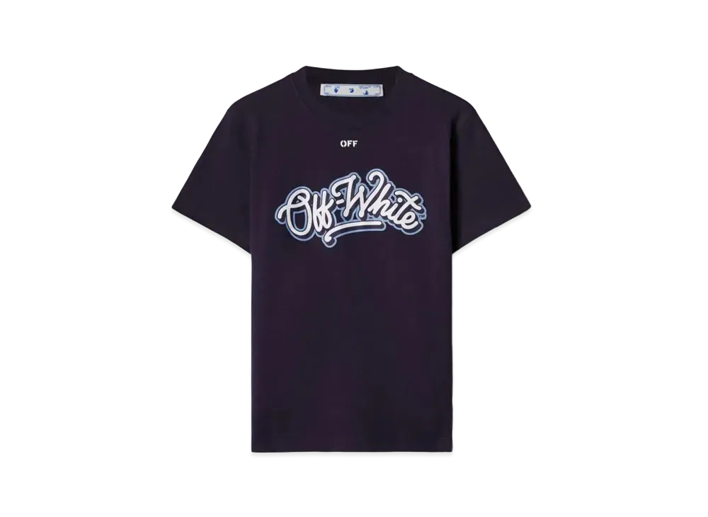 OFF-WHITE C/O Chicago Bulls T-Shirt "Navy"
