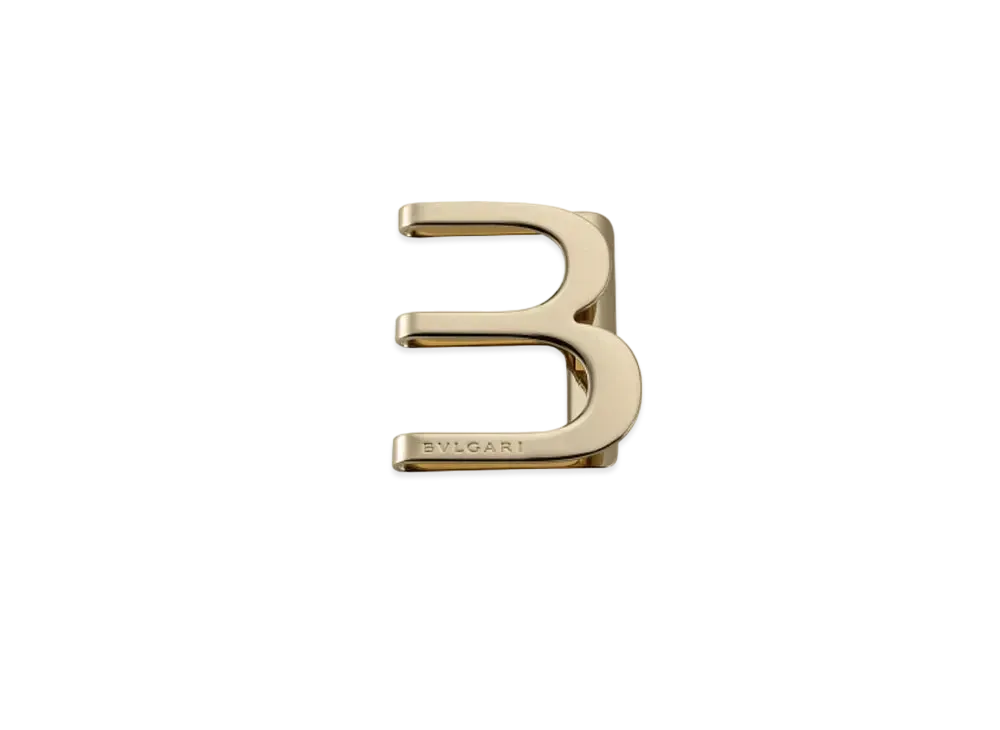 BVLGARI Formal Tie Bar Japan Exclusive "Light Gold"