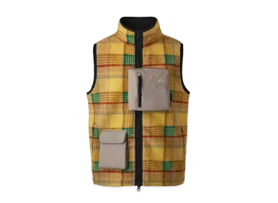 UNION x CANADA GOOSE x NBA Legion Fleece Vest "Legacy Tartan Gold"